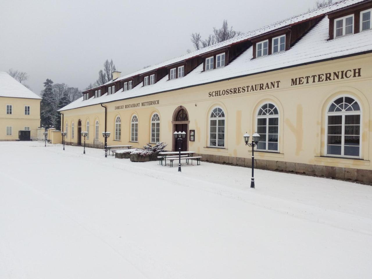 Zamecky Hotel Metternich Velka Hledsebe 外观 照片